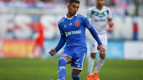 Andía fue con todo en una jugada y fue celebrada por los hinchas azules.