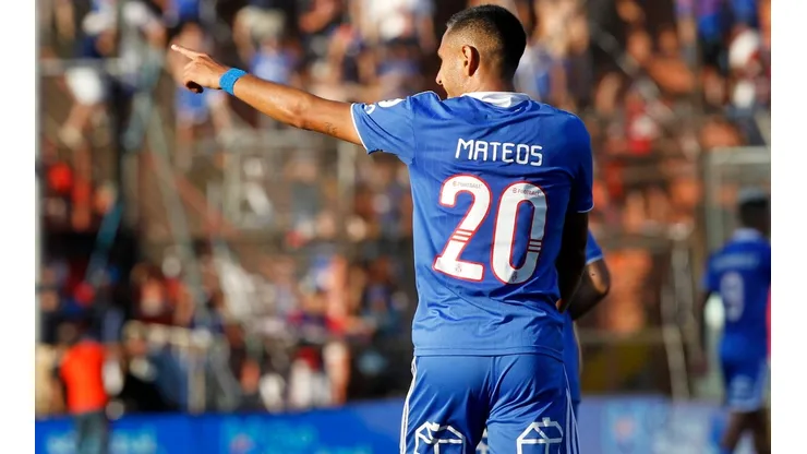 Federico Mateos dentro de los citados de la U ante O'Higgins