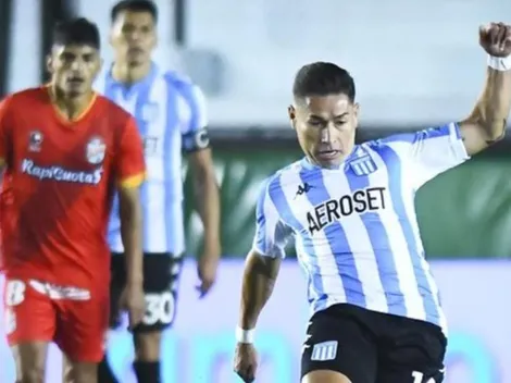 Se llena de elogios: Opazo tuvo su tan ansiado estreno con Racing Club