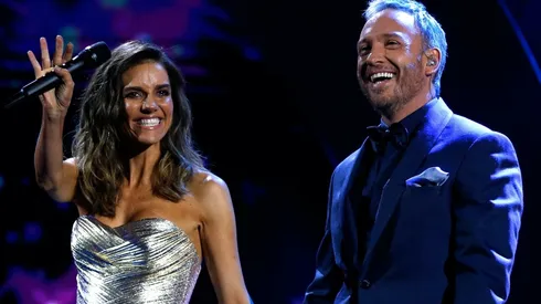 Los animadores del Festival de Viña 2023, María Luisa Godoy y Martín Cárcamo.