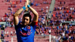 Pepe Rojas vistiendo la camiseta de la U.