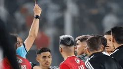 Palacios vio la roja cuando el compromiso ya había finalizado.