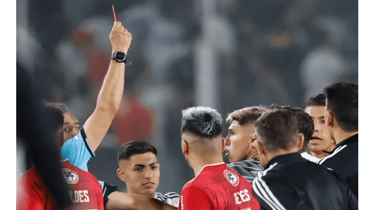 Palacios vio la roja cuando el compromiso ya había finalizado.