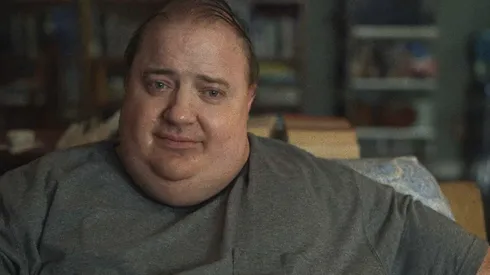 Brendan Fraser en The Whale (La Ballena).