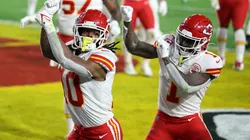 Pacheco aprovechó el movimiento para descontar para Chiefs ante Eagles