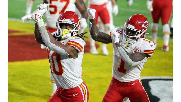 Pacheco aprovechó el movimiento para descontar para Chiefs ante Eagles