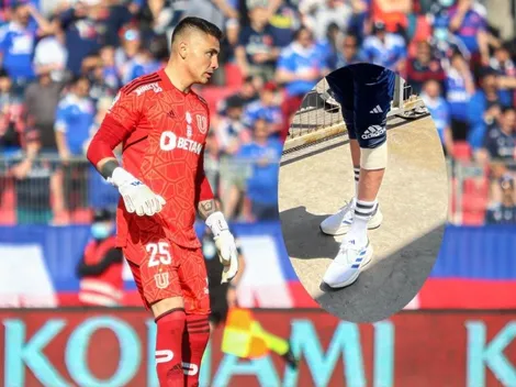 ¿Se encienden las alarmas? Campos se retira del estadio con un vistoso vendaje