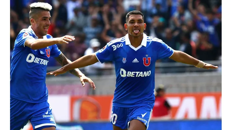 Chorri Palacios celebra su segundo gol en el torneo.
