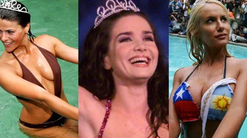 Algunas de las Reinas del Festival de Viña.