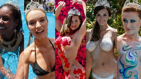 Betsy Camino, Kika Silva, Luli, Jhendelyn Núñez y Sigrid Alegría, las últimas Reinas en la historia del Festival de Viña.