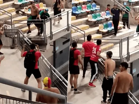 VIDEO: Barras de Audax y Unión Española protagonizan incidentes en La Florida