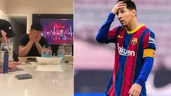 Matías Messi se retractó de sus polémicos dichos contra el Barcelona.