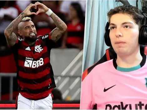 Streamer argentino defiende a un criticado Arturo Vidal: "Es un mega crack"