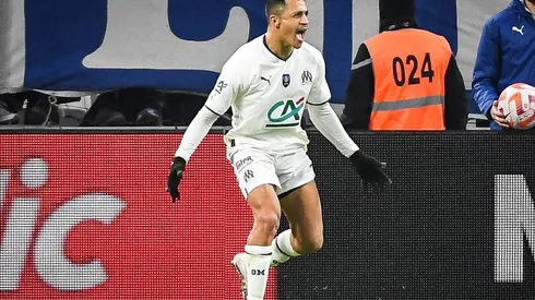 Alexis Sánchez con su gol rompió una gran mala racha en el Marsella