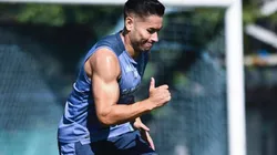 Óscar Opazo no ha podido sumar minutos en los partidos oficiales de Racing.