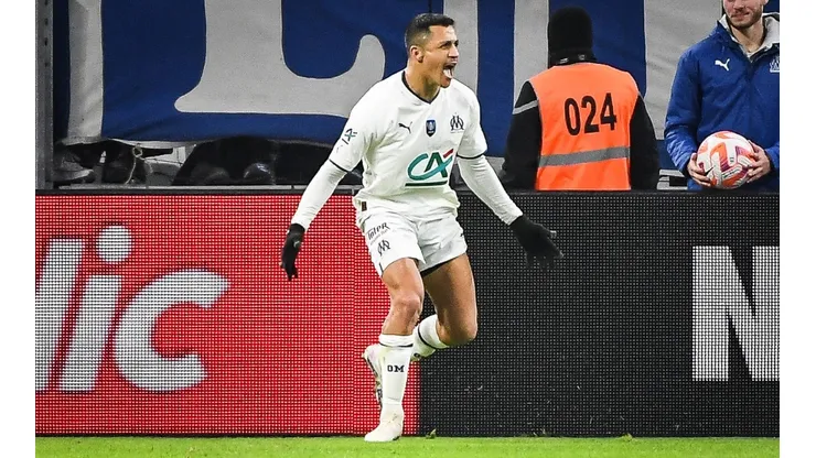 Alexis Sánchez grita a todo pulmón el golazo que anotó con el Marsella ante el PSG