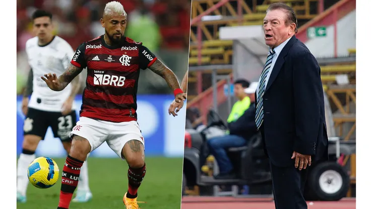 Arturo Vidal fue duramente criticado por Clavito Godoy por su actitud en Flamengo.