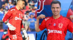 Cristóbal Campos y Cristopher Toselli pelean por el arco de la U