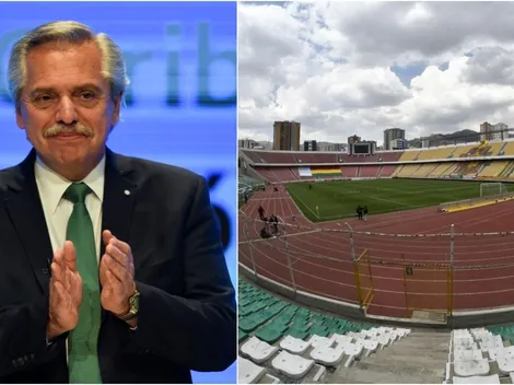 Presidente de Argentina plantea que Bolivia también sea sede del Mundial 2030