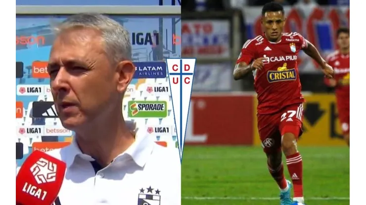 Yotún quedó al margen del partido de Sporting Cristal.