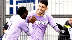 El chileno marcó el 1-0 parcial de su equipo en Francia