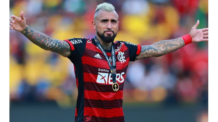 Arturo Vidal llegó en 2022 a Flamengo