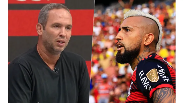 Caio Ribeiro no está contento con el comportamiento de Vidal en Flamengo