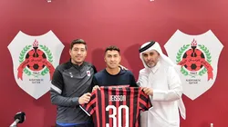 Jeisson Vargas es presentado en Al Rayyan y dice que seguía al equipo por Nicolás Cordova