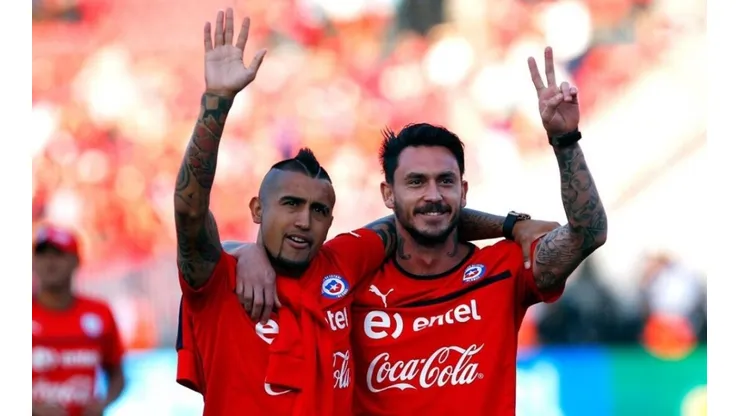Pinilla y Vidal comparten una gran amistad.