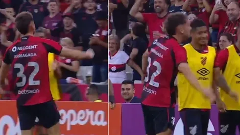 Luciano Arriagada anotó un golazo en Brasil