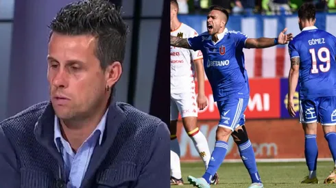 Rivarola aplaude a la zaga azul.