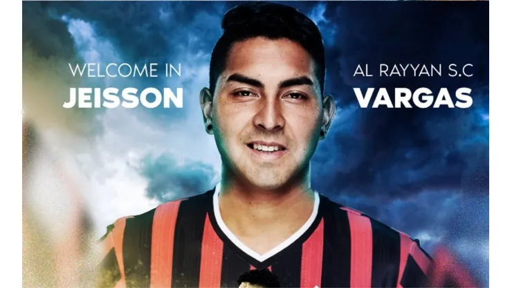 Jeisson Vargas fue presentado en su nuevo club en Qatar