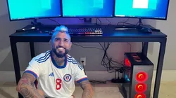 Vidal presentó el setup desde donde realizará sus transmisiones de Twitch.
