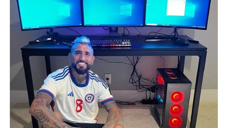 Vidal presentó el setup desde donde realizará sus transmisiones de Twitch.