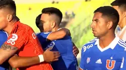 El desahogo con chilenismo incluído de parte de los jugadores de la U tras vencer a Unión Española