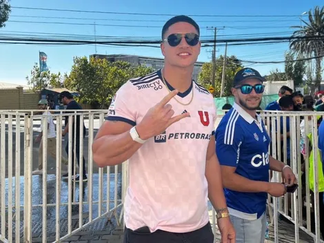 ¿Será cábala? Reyes sorprende y va a ver partido entre la U y Unión Española