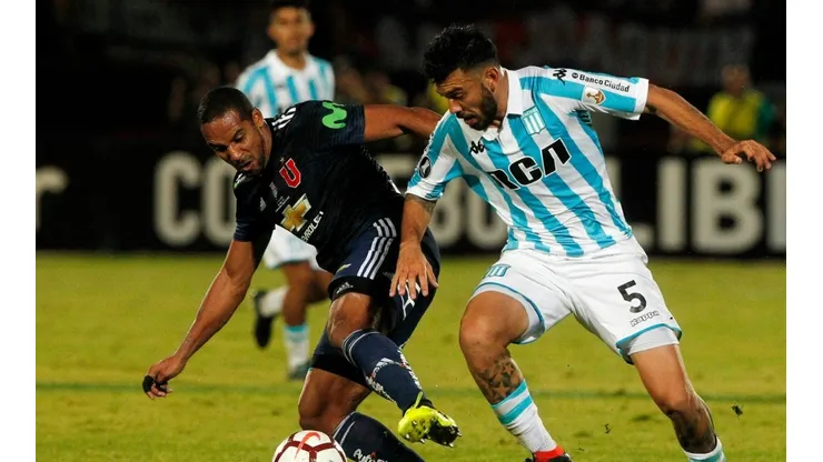 Nery Domínguez recuerda el duelo de la U y Racing como la vez en que se dio cuenta de lo que es el hincha azul