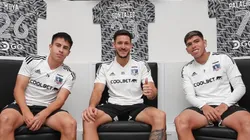 Los refuerzos de Colo Colo han tenido que ser presentados con la camiseta de entrenamiento.