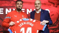 Ignacio Jeraldino fue presentado en el Sporting Gijón