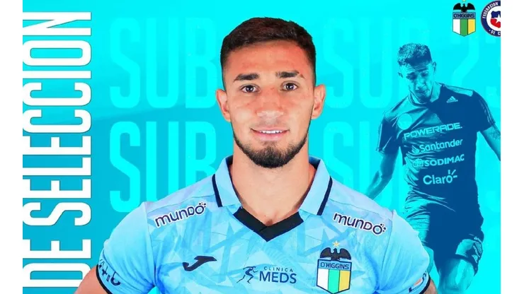 Esteban Moreira se baja de la Selección Chilena por lesión y preocupa a O'Higgins