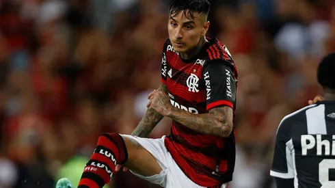 Erick Pulgar fue titular en la última victoria del Flamengo