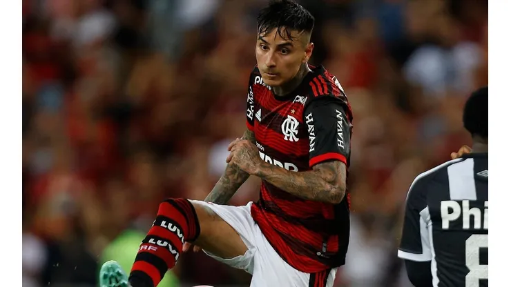 Erick Pulgar fue titular en la última victoria del Flamengo