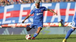 Leandro Fernández debutó con la U, pero no brilló.