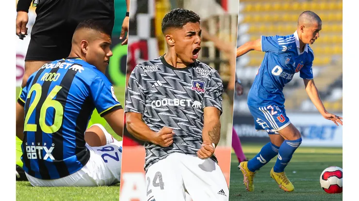 Roco, Thompson y Huerta ya brillan en el fútbol chileno tras ser borrados de la Sub 20
