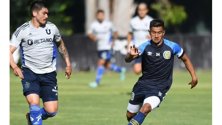Luis Casanova en la pretamporada de Universidad de Chile.