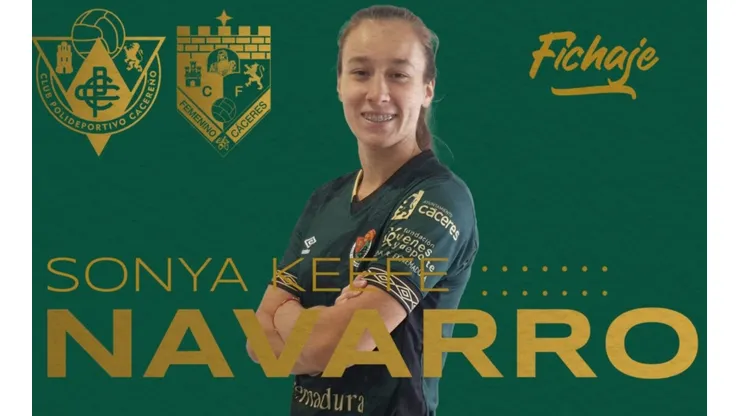 Sonya Keefe es presentada en su nuevo club en España e inicia así su aventura por Europa