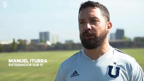Manuel Iturra comenzó esta temporada a trabajar en las juveniles azules.