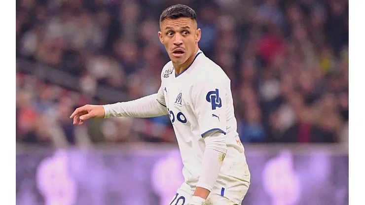 Alexis Sánchez le anotó a Lorient en la última fecha de la Ligue 1.