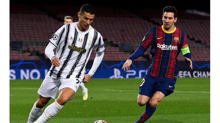 En su último partido Messi jugaba en Barcelona y Cristiano en la Juventus