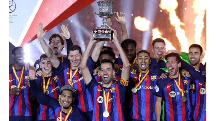 Barcelona viene de ganar la Supercopa de España